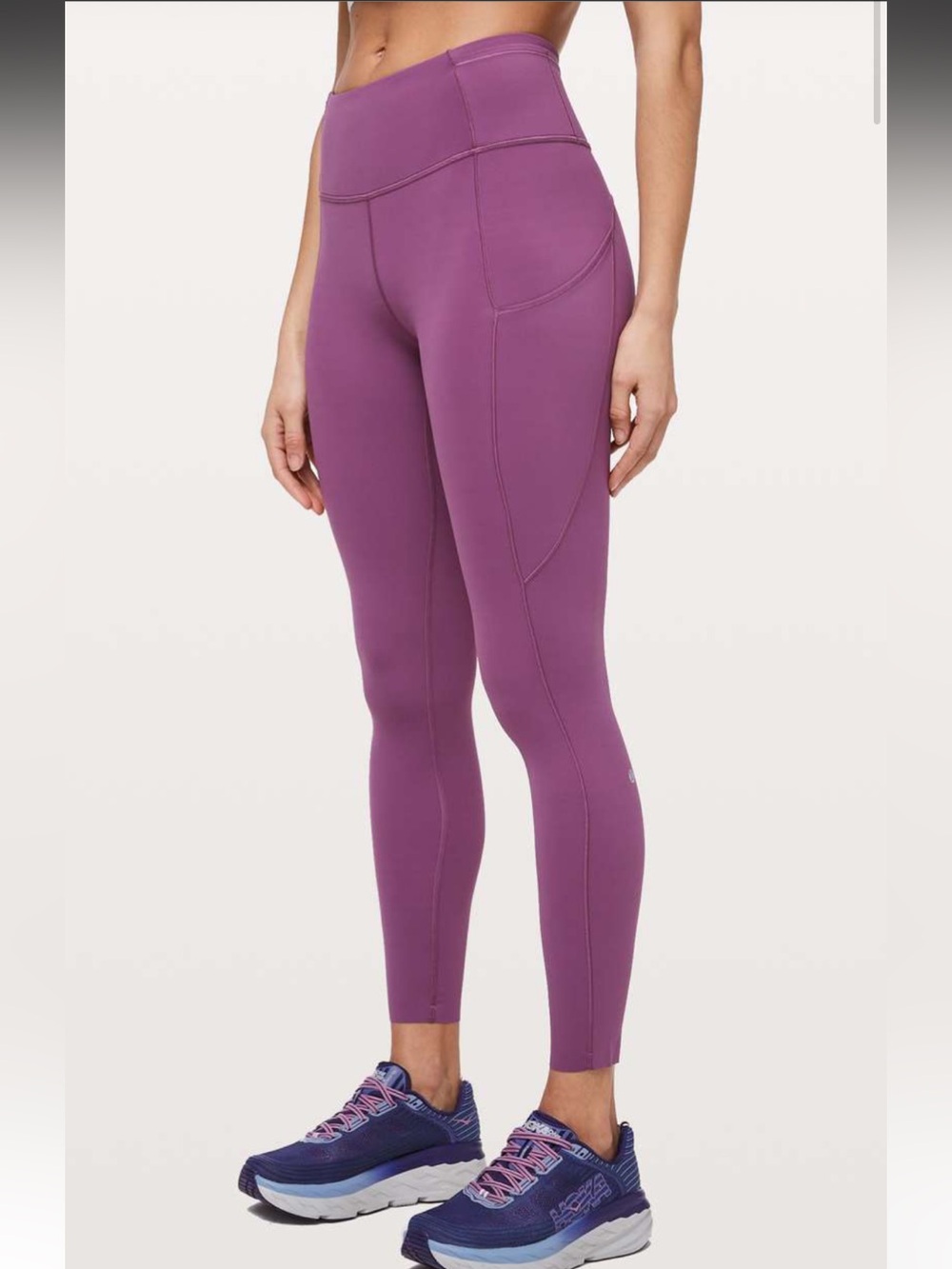 lululemon fast and free mauve leggings